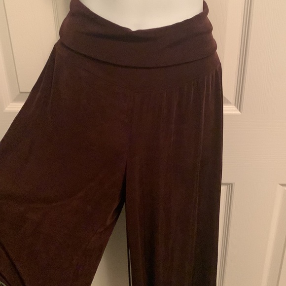 Chocolate brown goucho pants - Picture 5 of 7